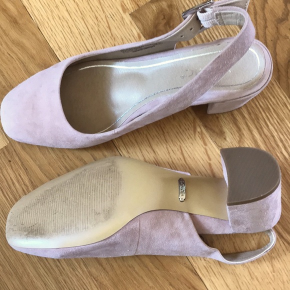 Vionic Slingback Pumps in Dusty Pink Suede - Picture 3 of 3